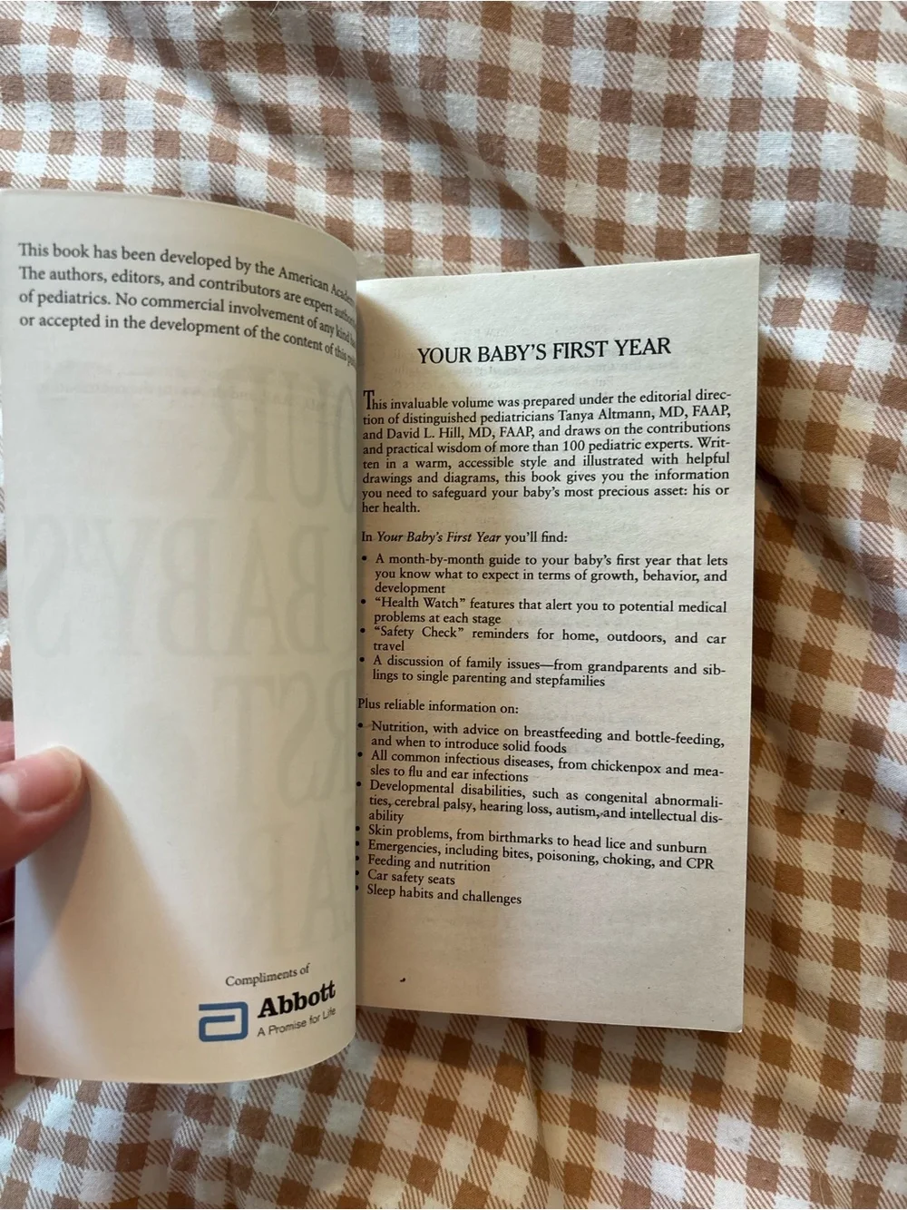 Your Baby's First Year - Fifth Edition Book AAP